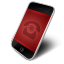 Phone Red Icon 64x64 png
